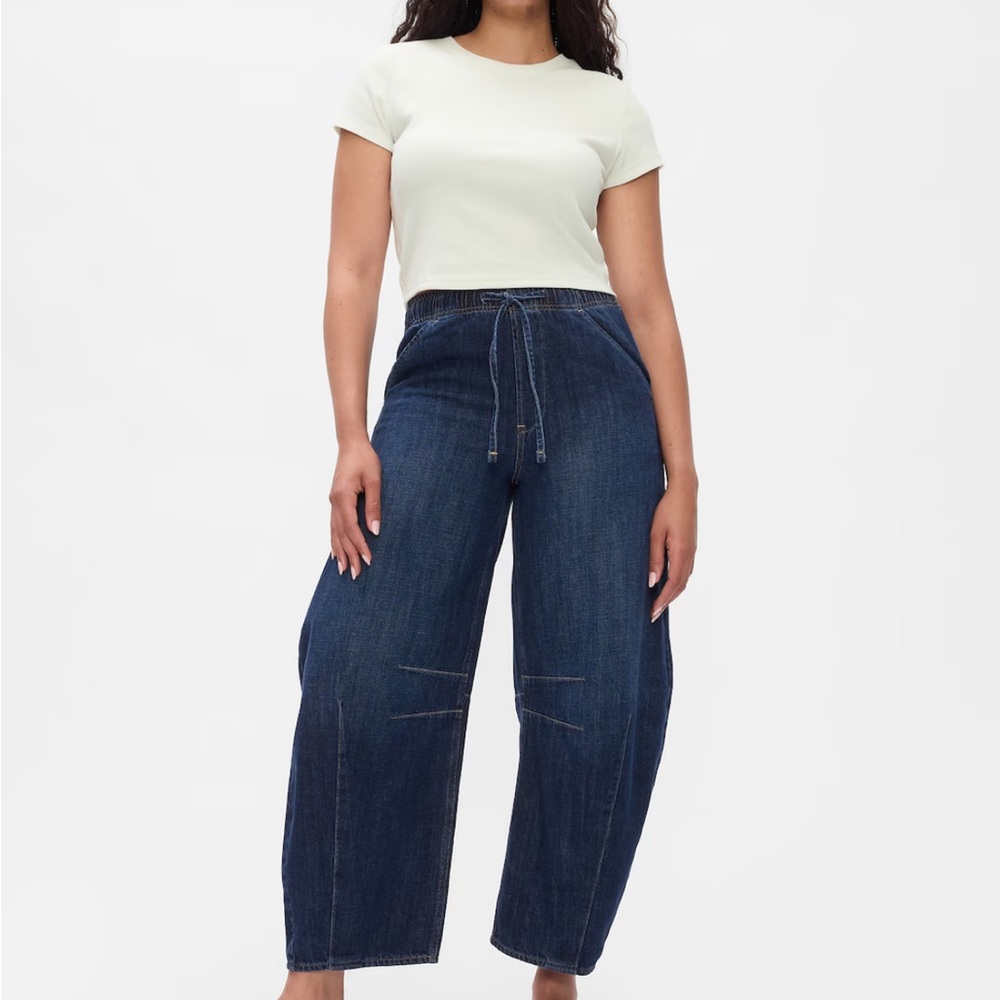 Gap Horseshoe jeans with drawing string waist